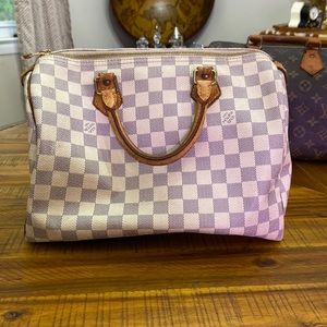 COPY - Authentic Louis Vuitton Damier Azur Speedy 30 Needs Repair